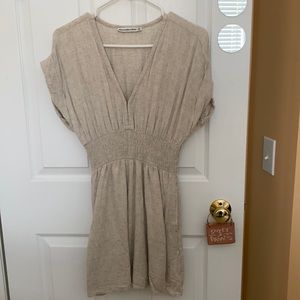 Abercrombie tan dress